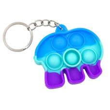 Детский антистресс-брелок Pop It мини Слоник AA3641-4 силикон, 5,5х4,3х1 см Детский антистресс-брелок Pop It мини Слоник AA3641-4 силикон, 5,5х4,3х1 см