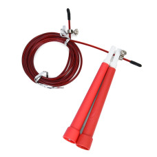 Скакалка скоростная MS 3765(Red) 290 см, ручка пластик, веревка резина+металл Скакалка скоростная MS 3765(Red) 290 см, ручка пластик, веревка резина+металл