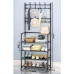 Напольная вешалка для одежды New simple floor clothes rack size с полками и крючками