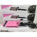 Плойка на пять волн Hair Curler с керамическим покрытием KR-8832 Розовый