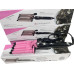 Плойка на пять волн Hair Curler с керамическим покрытием KR-8832 Розовый
