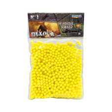 Пластиковые шарики для детского оружия 1-152, 6 мм 1000 шт (Желтый) Пластиковые шарики для детского оружия 1-152, 6 мм 1000 шт (Желтый)