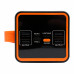 Повербанк JS-658 50000 mAh, 4×USB, Type-C + microUSB, внешний аккумулятор с дисплеем и фонариком, черный