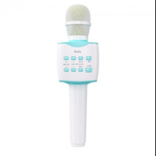 Микрофон с караоке, Bluetooth, AUX, 1200 мАч, HOCO BK5 Cantando, Голубой Микрофон с караоке, Bluetooth, AUX, 1200 мАч, HOCO BK5 Cantando, Голубой