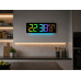 Настенные часы 6669R / Электронные LED-часы / RGB часы с пультом