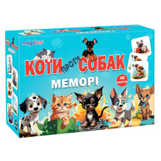 Настольная детская игра Мемори «Коты против собак» ME5032-24, 48 карточек