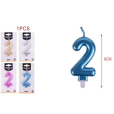 Свічка для торта "Цифра 0", EA0175