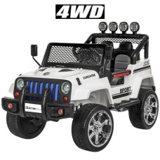 Дитячий електромобіль Jeep Wrangler 4х4, білий