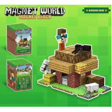 Магнітний конструктор Minecraft "WARRIOR HOME", 9907-T