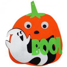 Подвеска из фетра,"Happy Halloween: Счастливое привидение" Подвеска из фетра,"Happy Halloween: Счастливое привидение"
