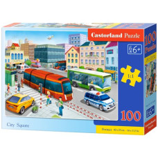 Пазлы "Городская площадь", 100 элементов Пазлы "Городская площадь", 100 элементов