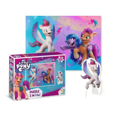 Пазлы 2в1 "My little pony", с фигуркой, 60 элементов
