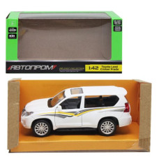 Машинка металлическая "АВТОПРОМ: Land Cruiser Prado", белая Машинка металлическая "АВТОПРОМ: Land Cruiser Prado", белая