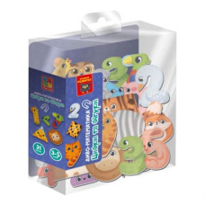 Гра розвиваюча Vladi Toys магнітна. Диво-математика. Цифри та фігури. VT5411-19