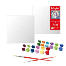 Картина по номерам "Он Лабубу" 25х25 см