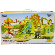 Трек (автоматичний принцип роботи, підсвічування, музика, беззвучний режим, автоматичний підіймач, колесо, 6 каченят, аксесуари, наліпки) в к Трек (автоматичний принцип роботи, підсвічування, музика, беззвучний режим, автоматичний підіймач, колесо, 6 каченят, аксесуари, наліпки) в к