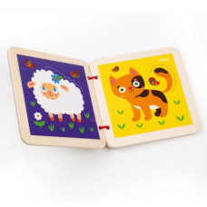 Деревянная игрушка "Деревянная книга. Ферма"