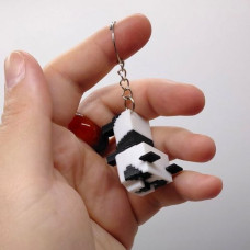 3D Брелоки "MINECRAFT PANDA / Майнкрафт ПАНДОЧКА", Keychain, 3D печать