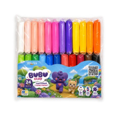Набір для творчості повітряна маса «БуБу» 24 шт ( 31266)