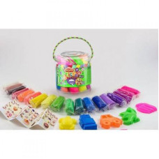 Набір креативної творчості "Тісто для ліпки "Master Do" туба 18 кольорів укр, ДТ-TЛ-02-19-1