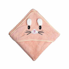 Детское полотенце с капюшоном MGZ-0640(Peach) размер 80х80 см