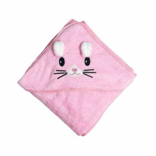 Детское полотенце с капюшоном MGZ-0640(Pink) размер 80х80 см