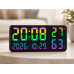 Часы GH0750 RGB настенные, настольные / часы с пультом на USB / Часы календарь, будильник, t°, влажность Часы GH0750 RGB настенные, настольные / часы с пультом на USB / Часы календарь, будильник, t°, влажность