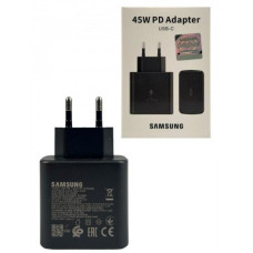 Зарядка - адаптер Samsung 45W Power Adapter Trio Black, 45W PD_1-7 Зарядка - адаптер Samsung 45W Power Adapter Trio Black, 45W PD_1-7