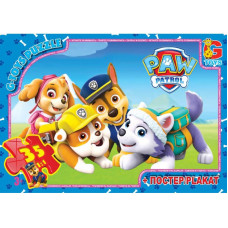 Пазлы из серии "Paw Patrol", 35 элементов, GP-PW0821 Пазлы из серии "Paw Patrol", 35 элементов, GP-PW0821