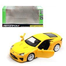 Машина металлопластиковая "Lexus", желтая