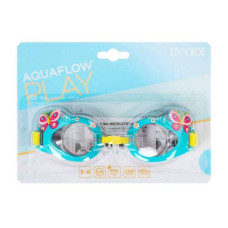 Очки для плаванья "Бабочка", голубые