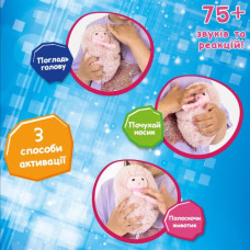 Интерактивная игрушка CURLIMALS серии "Arctic Glow" – Морской Котик Сиа
