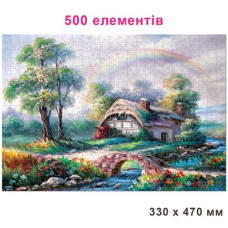 Пазлы "Идеальный коттедж", 500 элементов, 47 х 33 см