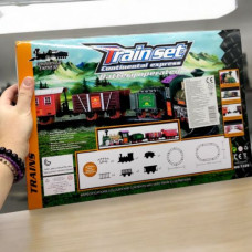 Железная дорога "Train Set: Continental express", свет, звук