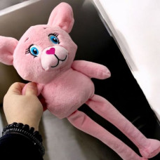 Мʼяка іграшка-трансформер "Котик/зайчик", 43 см (рожевий) Мʼяка іграшка-трансформер "Котик/зайчик", 43 см (рожевий)