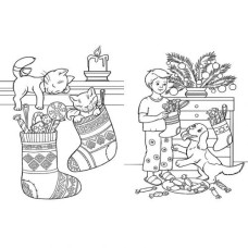 Большая книга раскрасок: Зимние праздники Большая книга раскрасок: Зимние праздники