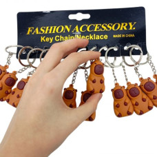 Брелки Капибара резиновые 11 см