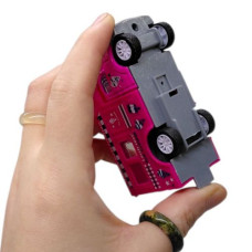 МАШИНА АВТОПРОМ (металлическая кабина) ФУРГОН С МОРОЖЕНЫМ (Розовый)