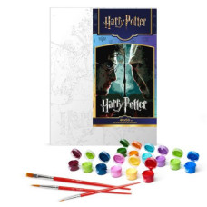 Картина по номерам с красками металлик "Harry Potter: Гарри и Волдеморт" 40х50см