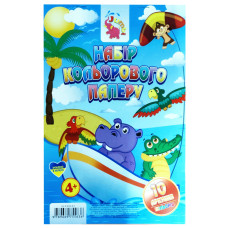 Набор цветной бумаги А4 RI200601, 10 листов