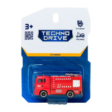 Автомодель детская Пожарная Машина TechnoDrive 250241CG-1 масштаб 1:64 Автомодель детская Пожарная Машина TechnoDrive 250241CG-1 масштаб 1:64