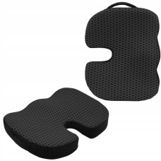 Ортопедическая подушка для сидения 4FIZJO 4FJ0613, 35x45x7 см, Black Ортопедическая подушка для сидения 4FIZJO 4FJ0613, 35x45x7 см, Black