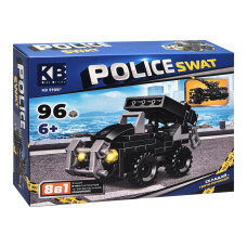 Детский конструктор Police SWAT KB 5905F пластик, 96 деталей Детский конструктор Police SWAT KB 5905F пластик, 96 деталей
