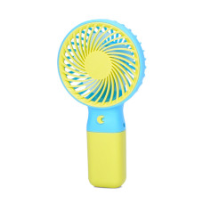 Вентилятор ручной портативный MK 5609(Yellow) с подставкой, 15,5 см, USB