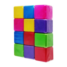УЦЕНКА!!! Детские пластиковые кубики Mtoys 05062-UC цветные, 12 шт УЦЕНКА!!! Детские пластиковые кубики Mtoys 05062-UC цветные, 12 шт