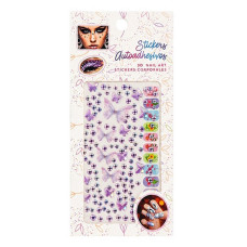 Наклейки декоративные XY-030(Violet) для авто, ноутбуков, телефонов