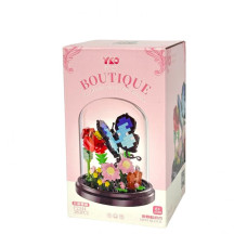 Конструктор КВІТИ З МЕТЕЛИКОМ під куполом, P2344