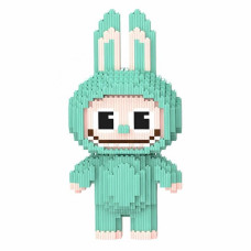 Конструктор Magic Blocks "ЛАБУБУ" ЗЕЛЕНИЙ 33см, 3132 деталей, 9185