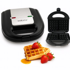 Вафельница Sokany KJ-108W антипригарное покрытие Черный 750 Вт Вафельница Sokany KJ-108W антипригарное покрытие Черный 750 Вт