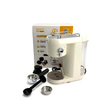 Кофеварка электрическая 2 в 1 DENX DX3417 1 л 1400 Вт. Белый (DX3417)